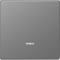 Лицевая панель Schneider Electric Merten D-Life для 1-кл. выключателя с подсветкой сталь